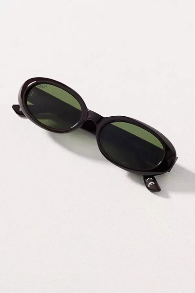 Reality Eyewear Aviator Slim Sunglasses In Black