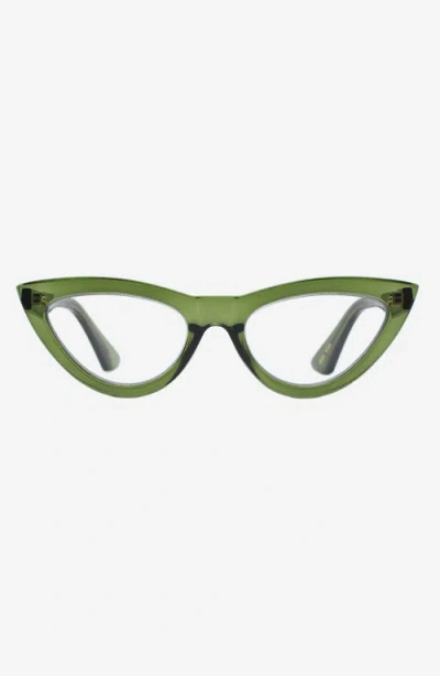 Reality Eyewear Kiss Kiss Reader Glasses In Green