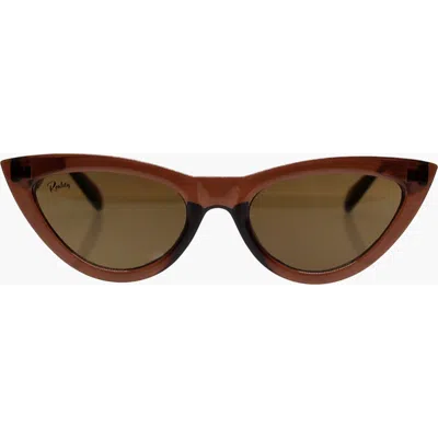 Reality Eyewear Kiss Kiss Sunglasses In Brown