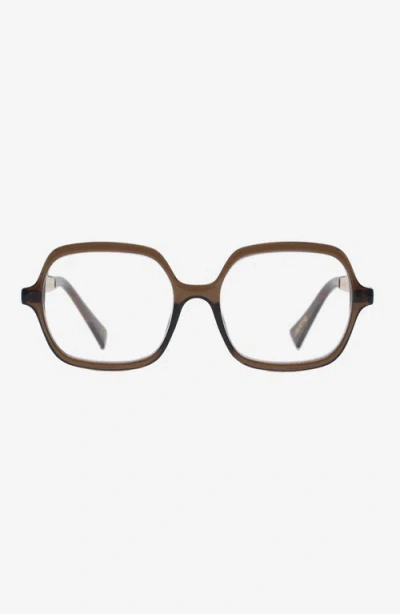 Reality Eyewear Libertine Reader Glasses In Brown