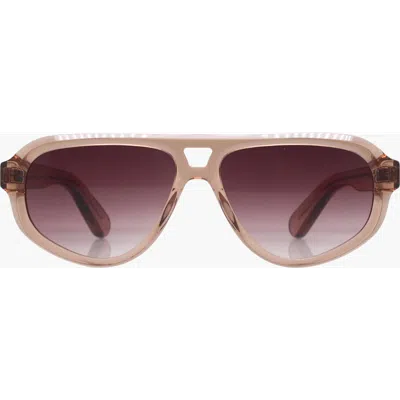 Reality Eyewear Luxe Ryder Sunglasses In Brown