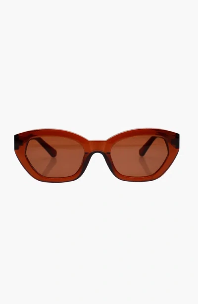 Reality Eyewear Martine Sunglasses In Brown