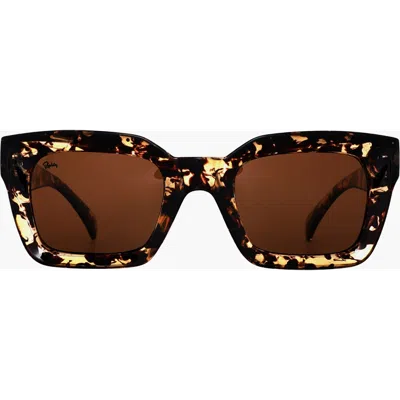 Reality Eyewear Onassis Sunglasses In Brown