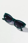Reality Eyewear Spector Angled Sunglasses In Green