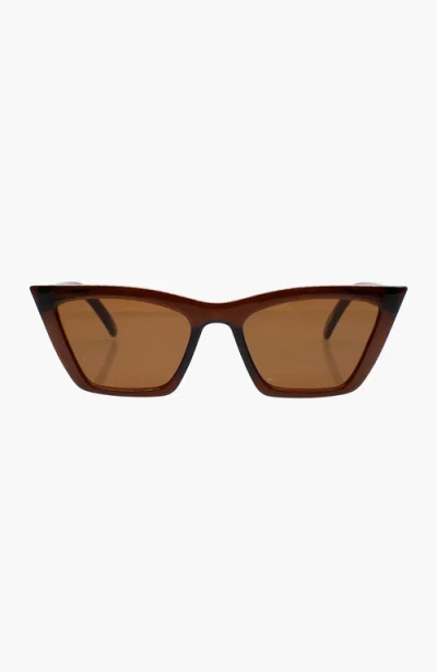 Reality Eyewear Van Saint Sunglasses In Brown
