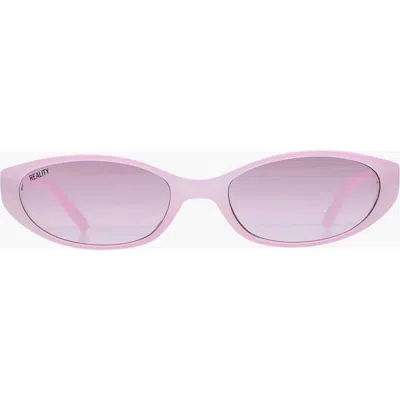 Reality Eyewear Velvet Kitten Sunglasses In Pink