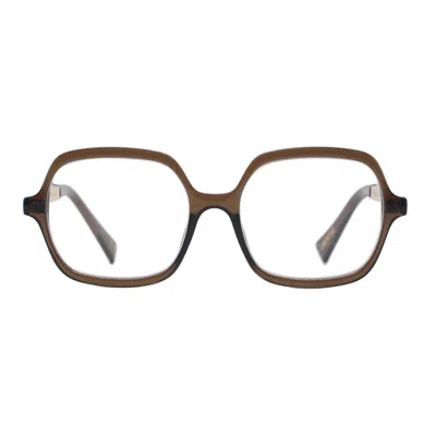 Reality Eyewear Women's Brown Libertine Reader In Pattern