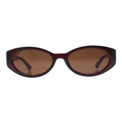 REALITY EYEWEAR WOMEN'S PURPLE DEEP IN VOGUE - MULBERRY