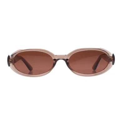 Reality Eyewear Women's Eternal Orbit - Grey Mocca In Burgundy