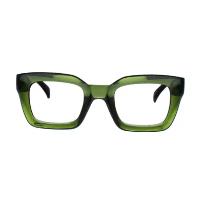Reality Eyewear Women's Green Onassis Reader