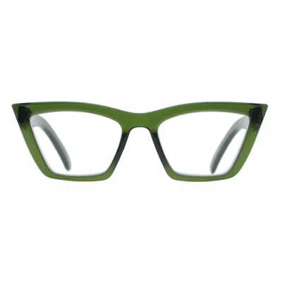 Reality Eyewear Women's Green Van Saint Reader - Moss