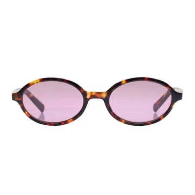 Reality Eyewear Women's Purple The Bessette - Lilac Turtle In Pink