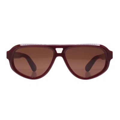 Reality Eyewear Women's Red Luxe Ryder Merlot In Green