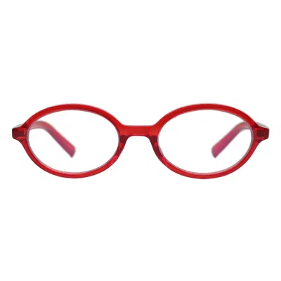 Reality Eyewear Women's Red The Bessette Reader