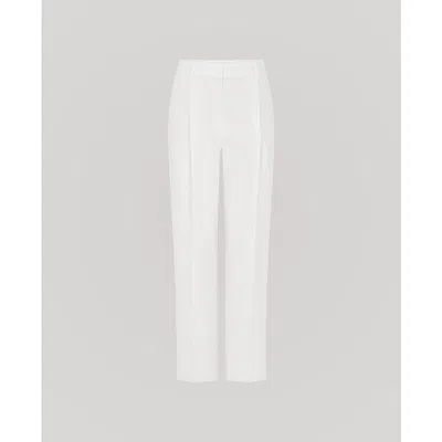 Really Wild Clothing Elizabeth Linen Trousers In White