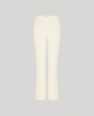 Really Wild Clothing Meryl Linen Straight Trousers In White