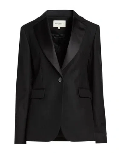 Really Wild Woman Blazer Black Size 4 Wool