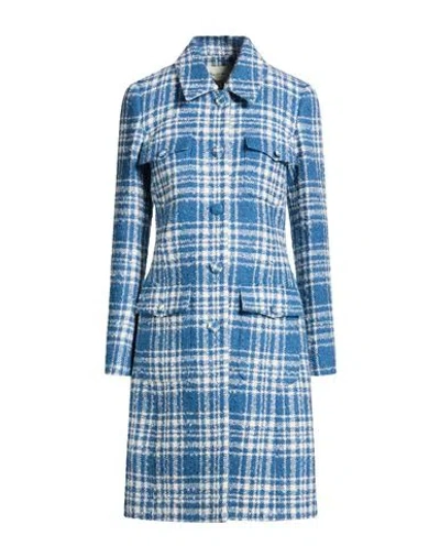 Really Wild Woman Coat Blue Size 6 Wool, Mohair Wool, Nylon