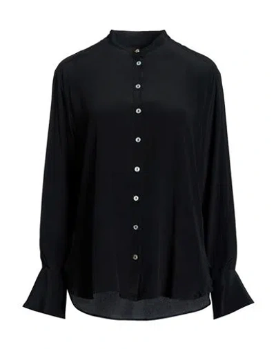 Really Wild Woman Shirt Black Size 10 Acetate, Silk
