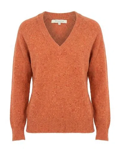 Really Wild Woman Sweater Orange Size S Wool, Cashmere