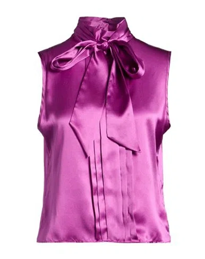 Really Wild Woman Top Purple Size 10 Silk