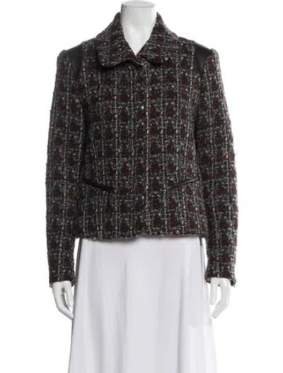 Pre-owned Really Wild Wool Tweed Pattern Evening Jacket In Multi