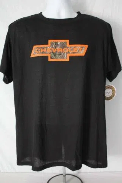 Pre-owned Realtree Mens Size Xl T-shirt Chevy Trucks Gm Car Bowtie Top  Camo Black