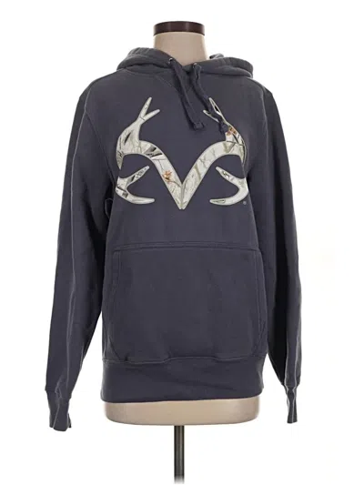 Pre-owned Realtree Pullover Hoodie In Gray