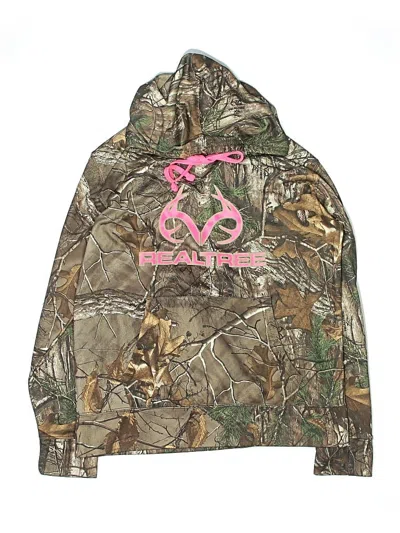 Pre-owned Realtree Kids' Pullover Hoodie In Pink