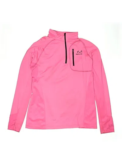 Pre-owned Realtree Kids' Track Jacket In Pink