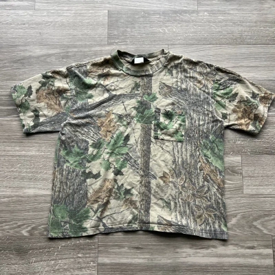 Pre-owned Realtree X Vintage Crazy Vintage 90's Camo T Shirt Realtree Mossy Oak Styled
