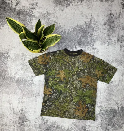Pre-owned Realtree X Vintage Real Jungle Camo Military Trend T Shirt In Realtree