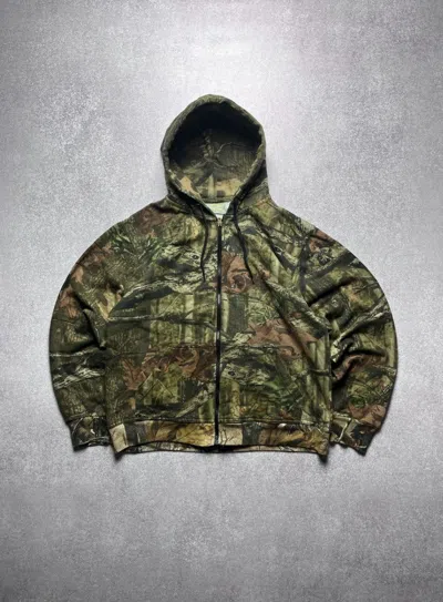 Pre-owned Realtree X Vintage Realtree 3d Camo Boxy Hoodie Y2k M