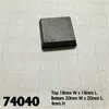 Reaper Miniatures 20mm Square Plastic Flat Top Base - Pack Of 25