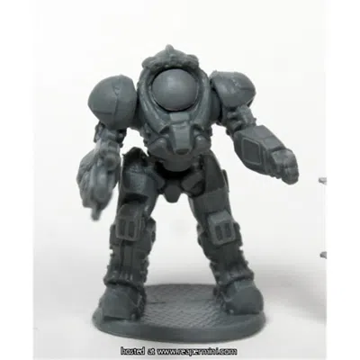 Reaper Miniatures 25mm Scale Blackstar Corsair Alpha, Chris Lewis - Bones & Chronoscope