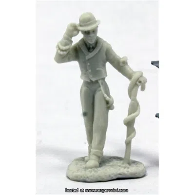 Reaper Miniatures 25mm Scale Deadlands Noir Houngan, Bob Ridolfi - Savage Worlds & Bones