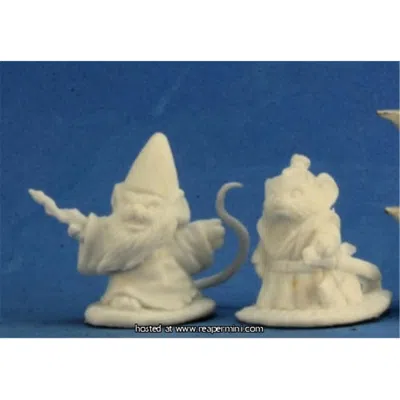Reaper Miniatures 25mm Scale Mousling Sorcerer & Samurai - Gene Van Horne