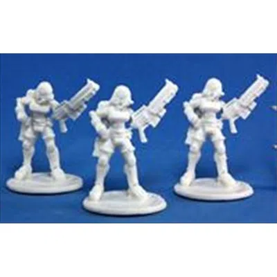 Reaper Miniatures 80013 Bones - Chrono Nova Corp Female 3 Miniature