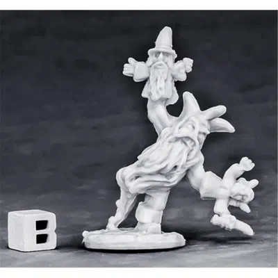 Reaper Miniatures Bones - Dwarf Berserk Jester Lord W3 Miniatures