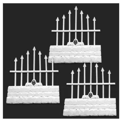 Reaper Miniatures Bones - Graveyard Short Fences Miniatures - Set Of 3