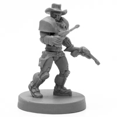 Reaper Miniatures Bones Black John Bishop Space Cowboy Miniatures & Miniature Games