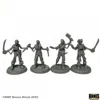 Reaper Miniatures Bones Black Skeletal Boarding Party Miniatures - 4 Piece In Gray