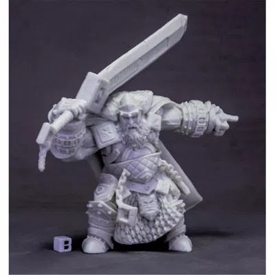 Reaper Miniatures Bones Dark Heaven - Skorg Ironskull, Fire Giant King W3 Huge