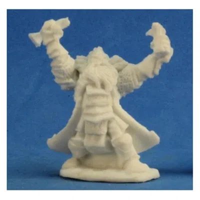 Reaper Miniatures Bones Thain Grimthorn, Dwarf Cleric Miniature