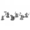 Reaper Miniatures Dungeon Dwellers Ratpelt Kobold Leaders Figure - Set Of 6 In Gray