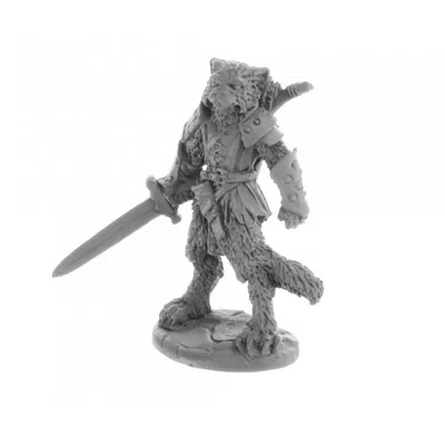 Reaper Miniatures Legends Catfolk Fighter Mal Miniature