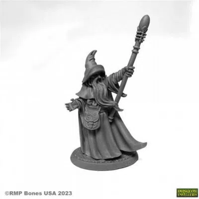 Reaper Miniatures Reaper Bones Wizard Arakus Landarzad Miniature