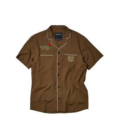 Reason Clubmaster Men's Shirt In Brown