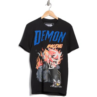 Reason Dodge Racing Graphic T-shirt In Black