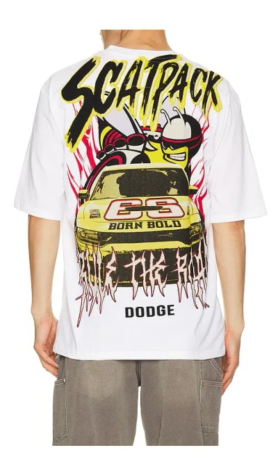 Reason Dodge Scatpack Tee In White